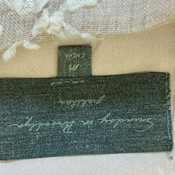 Anthropologie Sunday In Brooklyn Dress 3D Floral Size Medium - Picture 5 of 9